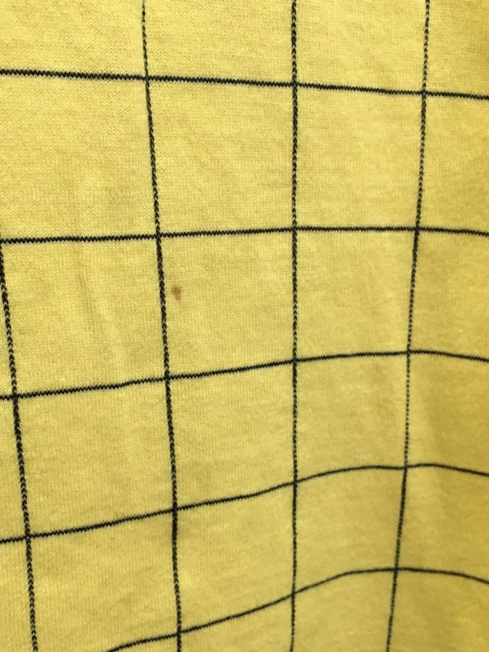 RALPH LAUREN Golf Yellow Blue Grid Checks Short Sleeve Polo Shirt